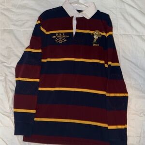 Polo raulph Lauren rugby long sleeve, plaid shirt